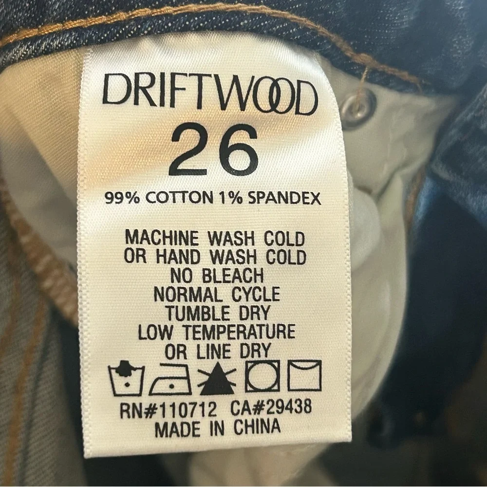 NWT Driftwood Kelly Dalea Bootcut Embroidered Jeans Size 26 x 29 - Picture 12 of 12